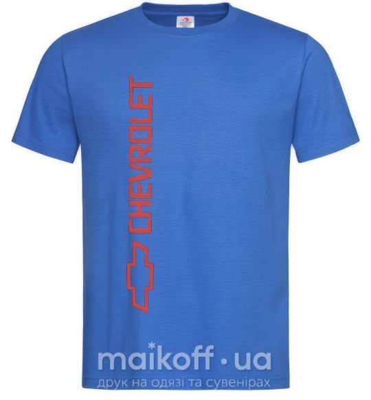 Чоловіча футболка Chevro Яскраво-синій фото