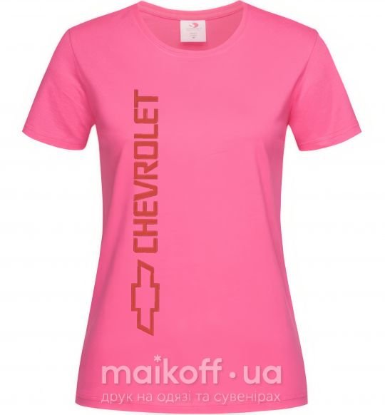 Женская футболка Chevro Ярко-розовый фото