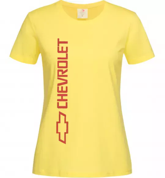Жіноча футболка Chevro Лимонний фото