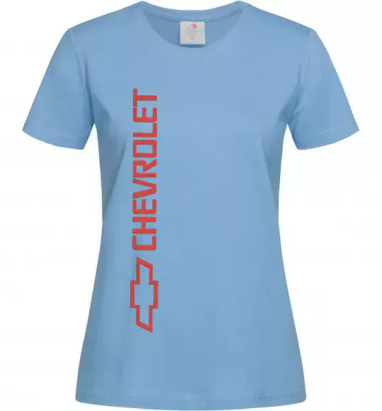 Жіноча футболка Chevro Блакитний фото