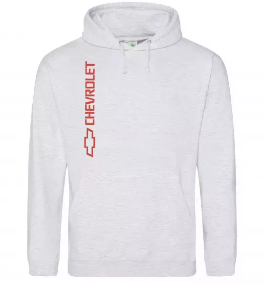 Мужская толстовка (худи) Chevro Серый меланж фото