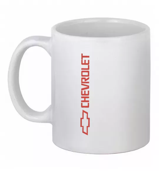 Чашка керамічна Chevro Білий фото