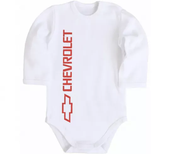 Дитячий бодік Chevro Білий фото