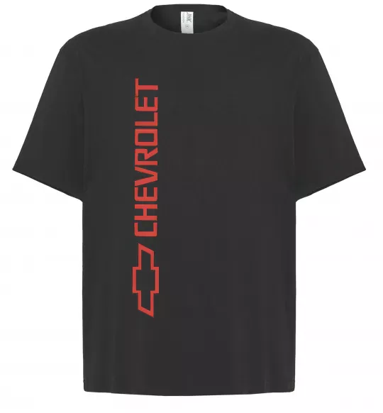 Футболка Оверсайз Chevro Чорний фото