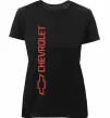 Жіноча преміум футболка Chevro Чорний фото