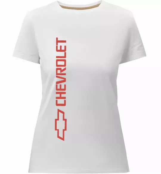 Жіноча преміум футболка Chevro Білий фото