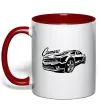Чашка з кольоровою ручкою Camaro Червоний Чашка з кольоровою ручкою Camaro Червоний фото