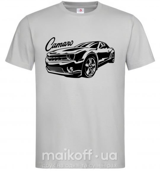Мужская футболка Camaro Серый фото