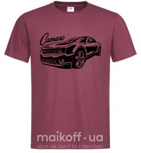Чоловіча футболка Camaro Бордовий фото