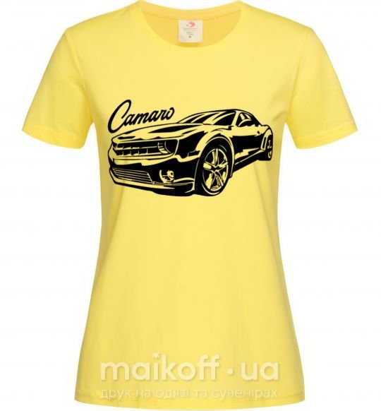 Женская футболка Camaro Лимонный фото