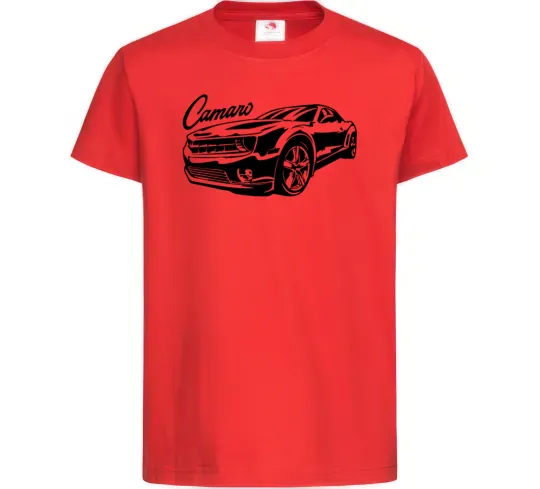 Дитяча футболка Camaro Червоний фото