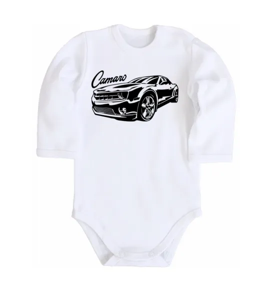 Дитячий бодік Camaro Білий фото