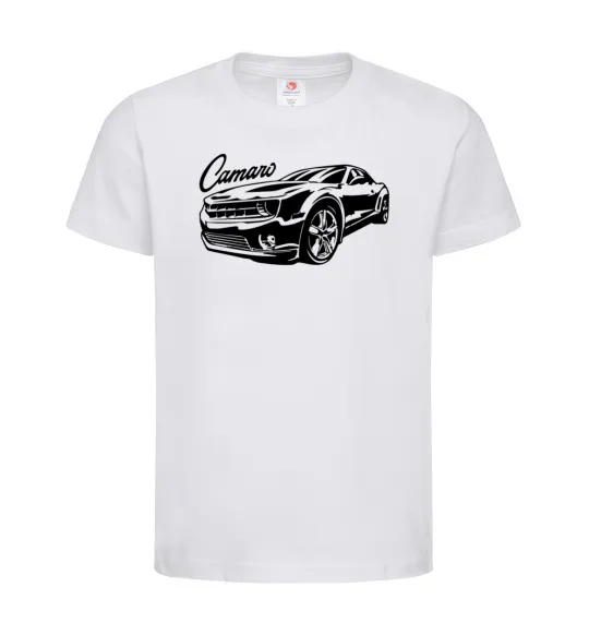 Дитяча футболка Camaro Білий фото