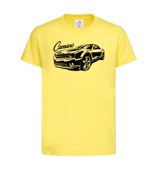 Дитяча футболка Camaro Лимонний фото