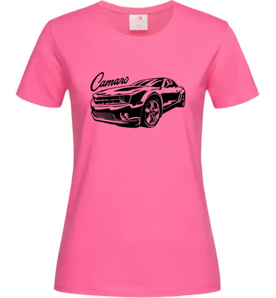 Жіноча футболка Camaro Яскраво-рожевий фото