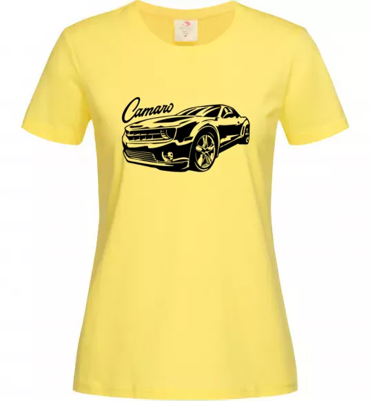 Жіноча футболка Camaro Лимонний фото