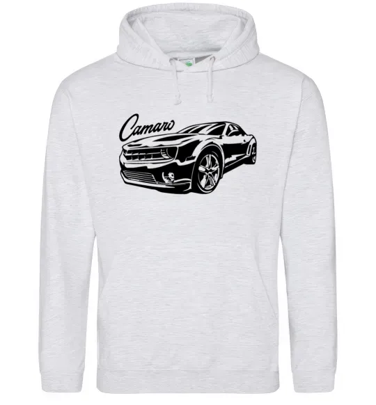 Женская толстовка (худи) Camaro Серый меланж фото