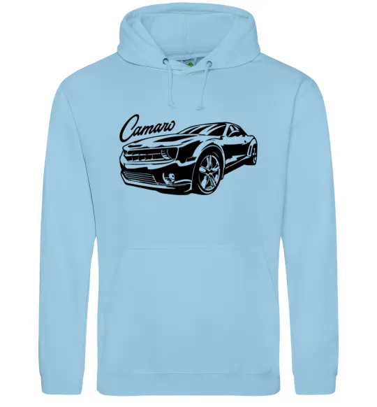 Женская толстовка (худи) Camaro Голубой фото
