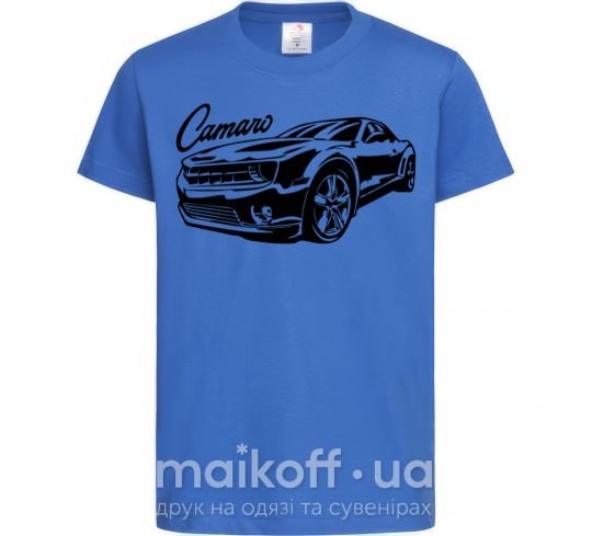 Дитяча футболка Camaro Яскраво-синій фото