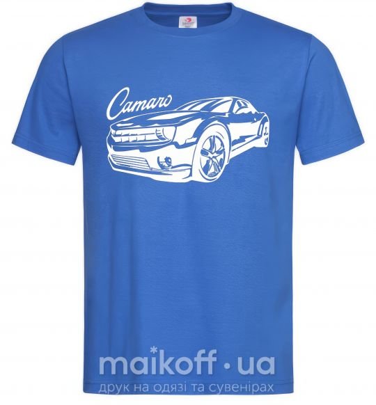 Мужская футболка Camaro Ярко-синий фото