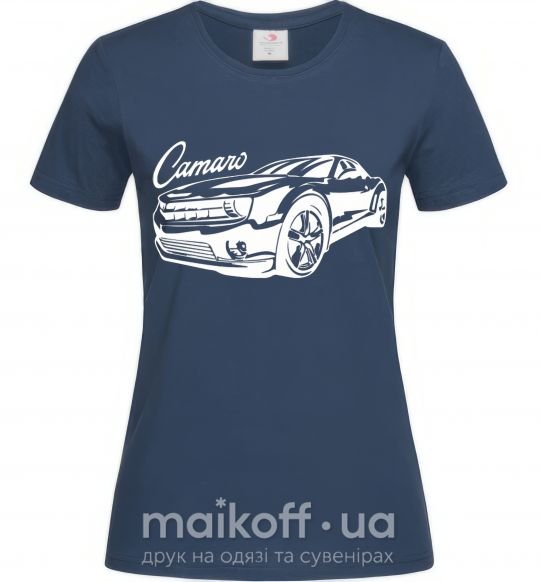 Женская футболка Camaro Темно-синий фото