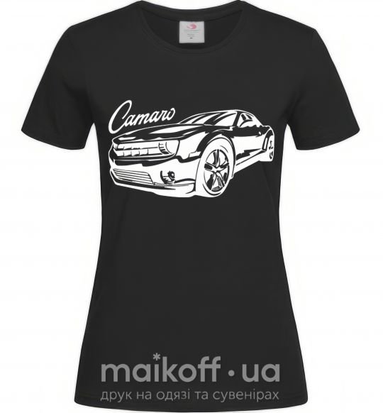 Жіноча футболка Camaro Чорний фото