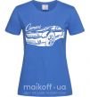 Женская футболка Camaro Ярко-синий фото