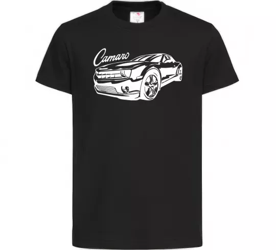 Дитяча футболка Camaro Чорний фото