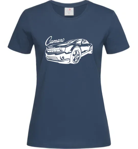 Жіноча футболка Camaro Темно-синій фото