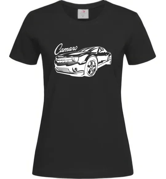 Жіноча футболка Camaro Чорний фото