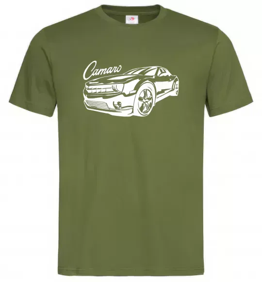 Чоловіча футболка Camaro Оливковий фото