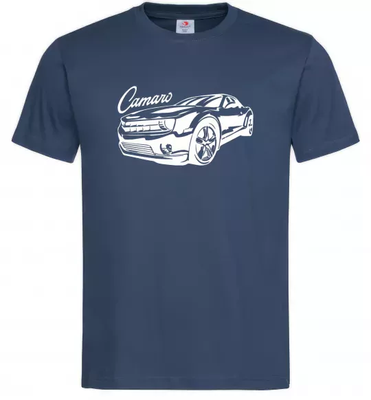 Чоловіча футболка Camaro Темно-синій фото