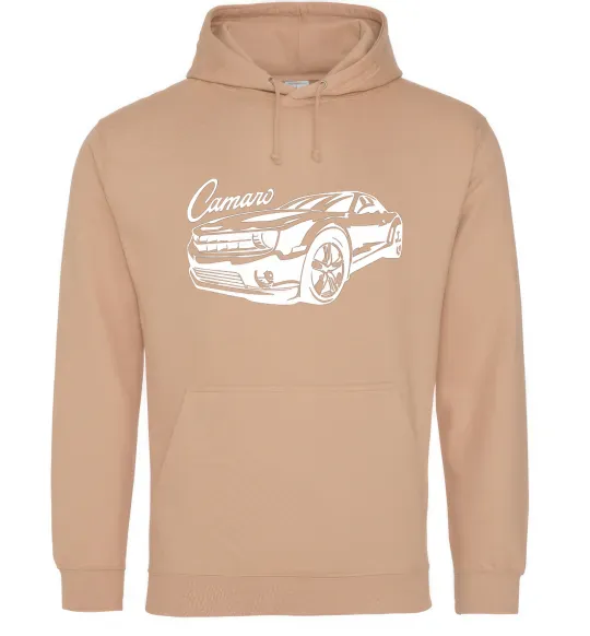 Женская толстовка (худи) Camaro Песочный фото