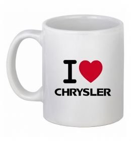 Чашка керамическая I love chrysler