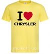 Чоловіча футболка I love chrysler Лимонний фото
