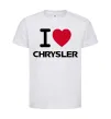 Детская футболка I love chrysler Белый фото