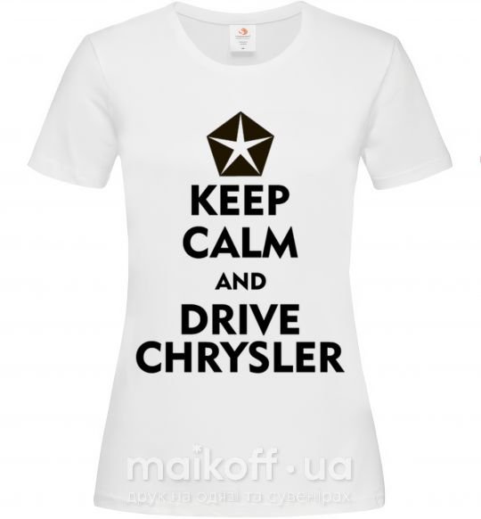 Женская футболка Drive chrysler Белый фото