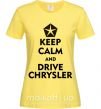 Жіноча футболка Drive chrysler Лимонний фото