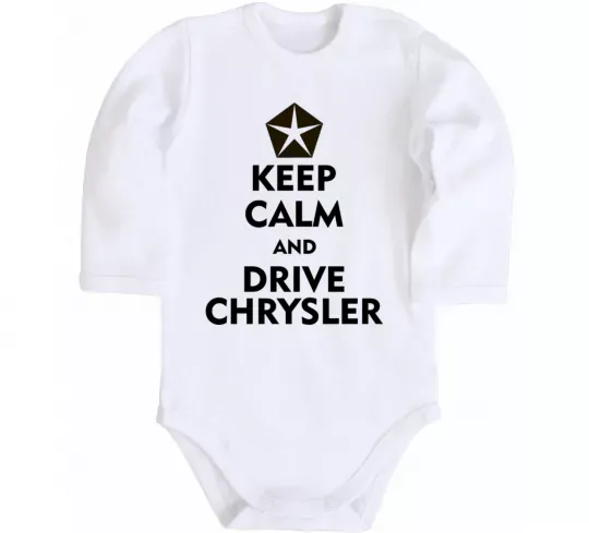 Детский боди Drive chrysler Белый фото