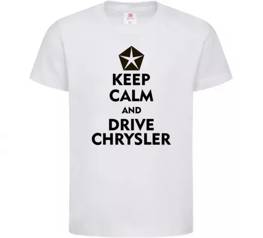 Дитяча футболка Drive chrysler Білий фото
