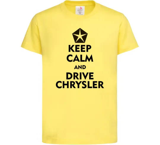 Дитяча футболка Drive chrysler Лимонний фото