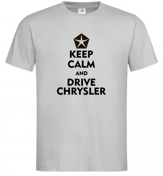 Чоловіча футболка Drive chrysler Сірий фото