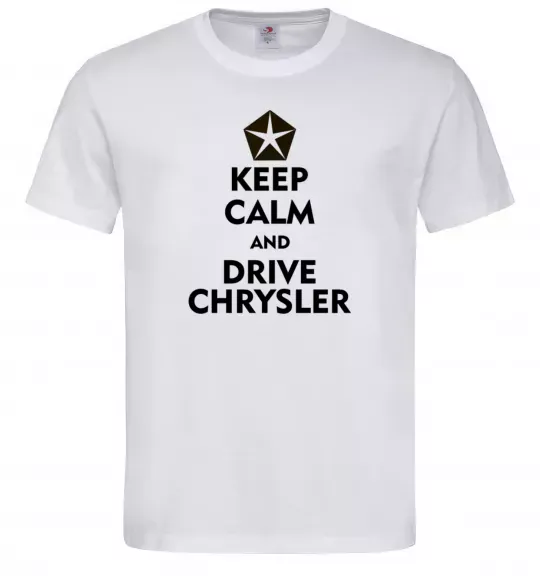 Чоловіча футболка Drive chrysler Білий фото