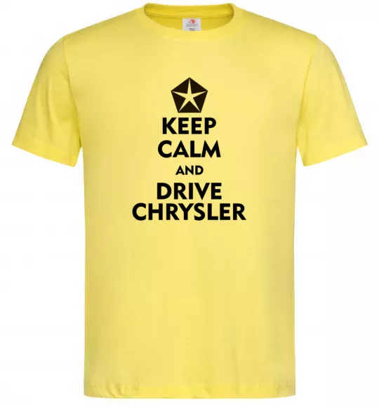 Чоловіча футболка Drive chrysler Лимонний фото