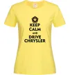 Женская футболка Drive chrysler Лимонный фото