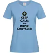 Женская футболка Drive chrysler Голубой фото