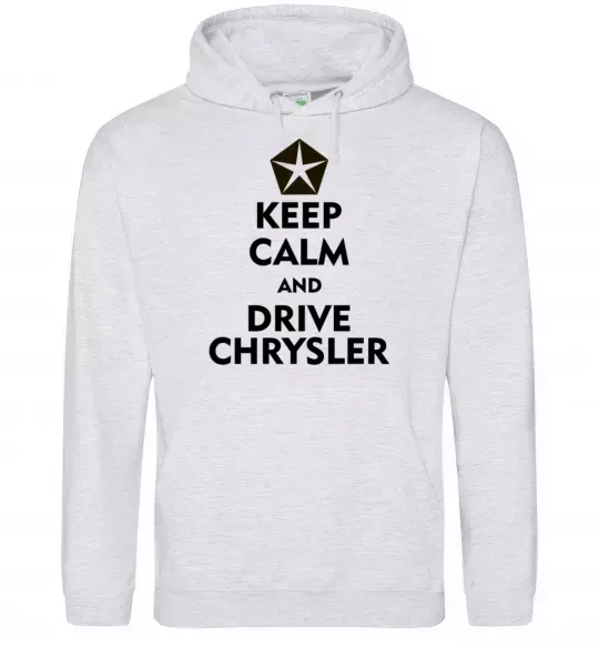 Жіноча толстовка (худі) Drive chrysler Сірий меланж фото