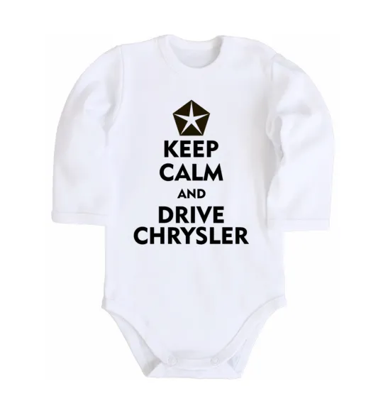 Детский боди Drive chrysler Белый фото