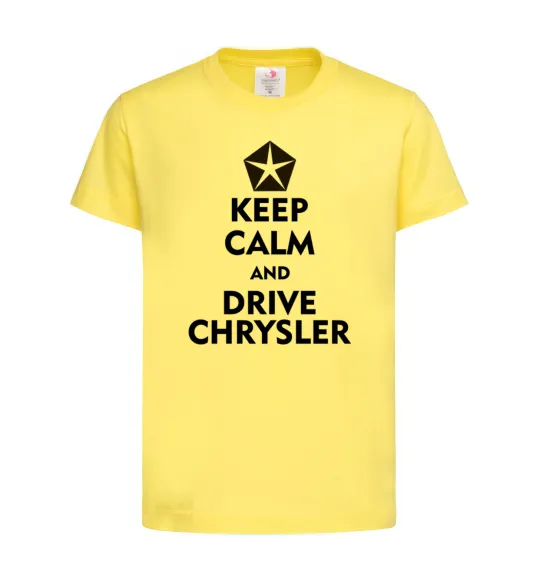 Дитяча футболка Drive chrysler Лимонний фото
