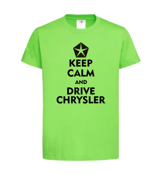 Дитяча футболка Drive chrysler Лаймовий фото